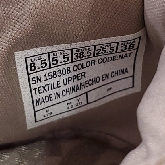 Skechers Cleo Point Toe Ballet Flats Womens Size 8.5 Knit Slip On Natural 158308 - Picture 15 of 15